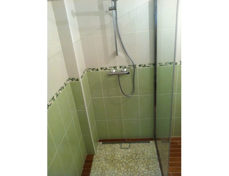 Douche italienne réalisée par BSN Plomberie